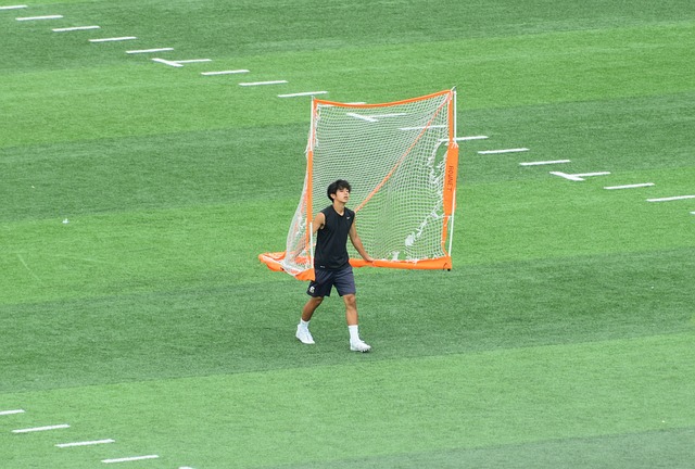比賽中全身
